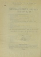 view Propositions générales sur les plaies pénétrantes de la poitrine : tribut académique présenté et publiquement soutenu à la Faculté de médecine de Montpellier, le 17 juin 1837 / par Charles-Barthélemi Liandon.