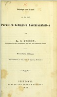 view Beiträge zur Lehre von den durch Parasiten bedingten Hautkrankheiten / von B. Gudden.