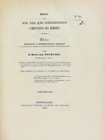 view Essai sur les cas qui nécessitent l'amputation des membres : thèse présentée et publiquement soutenue à la Faculté de médecine de Montpellier le 28 février 1840 / par J.-Bernard Peyrusse.