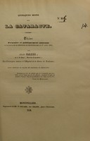 view Quelques mots sur la cataracte : thèse présentée et publiquement soutenue à la Faculté de médecine de Montpellier le 17 août 1840 / par Jules Cazes.