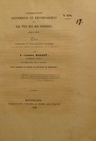 view Considérations anatomiques et physiologiques sur la vie de la femme : thèse présentée et publiquement soutenue à la Faculté de médecine de Montpellier, le 31 août 1840 / par Ate-Gédéon Mallet.