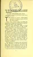 view The Murphy button : with a report of an unsuccessful cholecystduodenostomy / by Aug. Schachner.