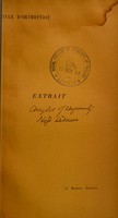 view De la mensuration de la déformation dans la coxalgie / par A.B. Judson.