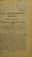 view On the treatment of the night-sweating of phthisis. XIII. Agaric / by William Murrell.