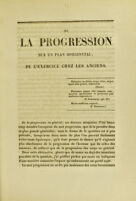 view De la progression sur un plan horizontal : de l'exercice chez les anciens : thèse pour le doctorat en médecine, présentée et soutenue le 11 novembre 1853 / par C.-J. Cabin-Saint-Michel.