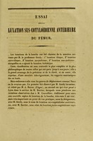 view Essai sur la luxation sus-cotyloïdienne antérieure du fémur : thèse pour le doctorat en médecine, présentée et soutenue le 29 novembre 1849 / par J.-P.-C.-Auguste Petit.