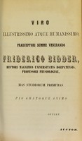 view De succi pancreatici ad adipes et albuminates vi atque effectu : dissertatio physiologica inauguralis / auctore Alexandro Skrebitzki.