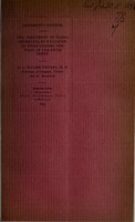 view President's address : the treatment of facial neuralgia by excision of intra-cranial portions of the fifth nerve / by L. McLane Tiffany.