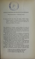 view Spinal anaesthesia by cocaine in gynaecology : with observations on eighteen cases / by Arnold W.W. Lea.