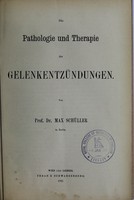 view Die Pathologie und Therapie der Gelenkentzündungen / von Max Schüller.