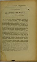 view Observations et notes sur les artères des membres / par Thomas William Nunn.