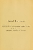 view Spinal curvature : description of a new form of apparatus in special relation to the necessity and the nature of mechanical support for the spine / by C.G. Gümpel.