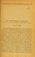 view Ueber Augenuntersuchungen bei Kopfverletzten : (nach einem in der Berliner militärärztlichen Gesellschaft gehaltenen Vortrag) / von A. Koehler.