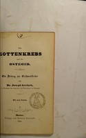 view Der Zottenkrebs und das Osteoid : ein Beitrag zur Geschwulstlehre / von Joseph Gerlach.