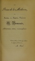 view Idées générales sur le choléra-morbus, son traitement préservatif et curatif / par Alphonse Bard.