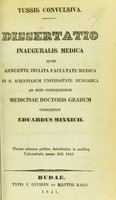 view Tussis convulsiva : dissertatio inauguralis medica ... / conscripsit Eduardus Minnich.