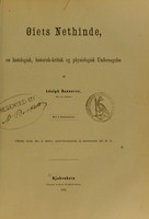 view Øiets nethinde : en histologisk, historisk-kritisk og physiologisk undersøgelse / af Adolph Hannover = La rétine de l'oeil : mémoire histologique, historico-critique et physiologique / par Adolph Hannover.