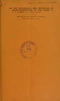 view On the occurrence and detection of haematoporphyrin in the urine / by A.E. Garrod.