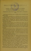 view Ovulation and degeneration of ova in the rabbit / by Walter Heape ; (communicated by Adam Sedgwick).