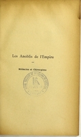 view Les anoblis de l'Empire : médecins et chirurgiens / par Louis de Ribier.