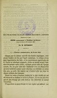 view Sur une mâchoire de girafe fossile découverte à Issoudun (département de l'Indre) : notes communiquées à l'Académie des sciences, séances des 15 mai et 27 novembre 1843 / par M. Duvernoy.