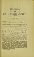 view The Journal of the Royal Dublin Society. No. VI. July.