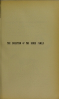 view The evolution of the horse family : as illustrated in the Yale collections / by Richard S. Lull.