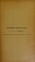 view Philosophische Zeitbetrachtungen / von Oberstabsarzt Dr. Buttersack.