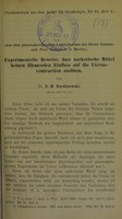 view Experimentelle Beweise, dass narkotische Mittel keinen lähmenden Einfluss auf die Uteruscontraction ausüben / von E.M. Kurdinowski.