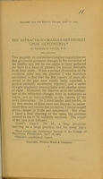 view The refraction-changes dependent upon glycosuria / by George M. Gould.