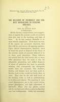 view The relation of incorrect and correct refraction to systemic diseases / by Geo. M. Gould.