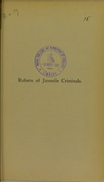 view Reform of juvenile criminals / by Arthur MacDonald.