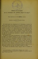 view Influence de la cocaïne sur la résistance des globules rouges du sang : note préventive / du Dr G. Manca.