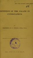 view Dentition of the palate in Cynognathus / by H.G. Seeley.