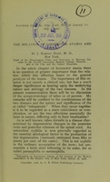 view The relation of locomotor ataxia and paresis / by J. Ramsay Hunt.