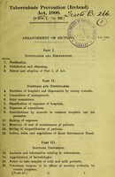 view Tuberculosis Prevention (Ireland) Act, 1908.