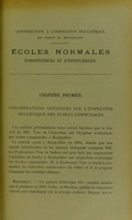 view Contribution à l'inspection oculistique des écoles de Montpellier : écoles normales d'instituteurs et d'institutrices : thèse présentée et publiquement soutenue devant la Faculté de médecine de Montpellier le 15 décembre 1905 / par Mme Bousquet.