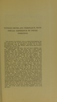 view Typhoid fever and pregnancy : with special reference to foetal infection / by H.T. Hicks and Herbert French.