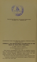 view Chemical and physiological examination of the fruit of Chailletia toxicaria, Don. : [a West African poison] / by Frederick B. Power and Frank Tutin.