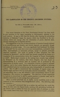 view The clarification of our concepts concerning hysteria / by Tom A. Williams.