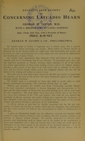 view Extracts from reviews of Concerning Lafcadio Hearn by George M. Gould, M.D.