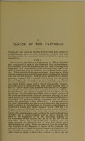 view A clinical lecture on cancer of the pancreas : delivered at St. Bartholomew's Hospital / by Sir Lauder Brunton.