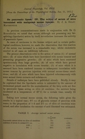 view On pancreatic lipase. IV. The action of serum on mice inoculated with malignant mouse tumour / by J.A. Shaw-Mackenzie.