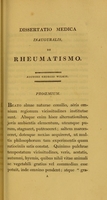 view Dissertatio medica inauguralis, de rheumatismo ... / eruditorum examini subjicit Georgius Wilkie.