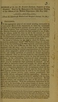 view Memoir of the late Dr Robert Jackson, inspector of army hospitals / read by Dr Borland at the Anniversary Meeting of the Officers of the Medical Department, 12th May 1827.