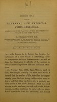 view Account of a case of external and internal cephalhaematoma, complicated with fracture of the right parietal bone, in a new-born infant / by Charles West.