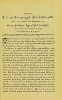 view On four leaf and lozenge-shaped flint javelin-heads, from an oval barrow near Stonehenge : and on the leaf-shaped type of flint arrow-head, and its connection with long barrows / by John Thurnam.