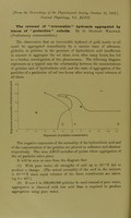 view The reversal of 'irreversible' hydrosols aggregated by traces of 'protective' colloids : (preliminary communication) / by G. Stanley Walpole.