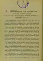 view Gas electrode for general use / by G.S. Walpole.