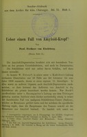 view Ueber einen Fall von Amyloid-Kropf / von Prof. Freiherr von Eiselsberg.